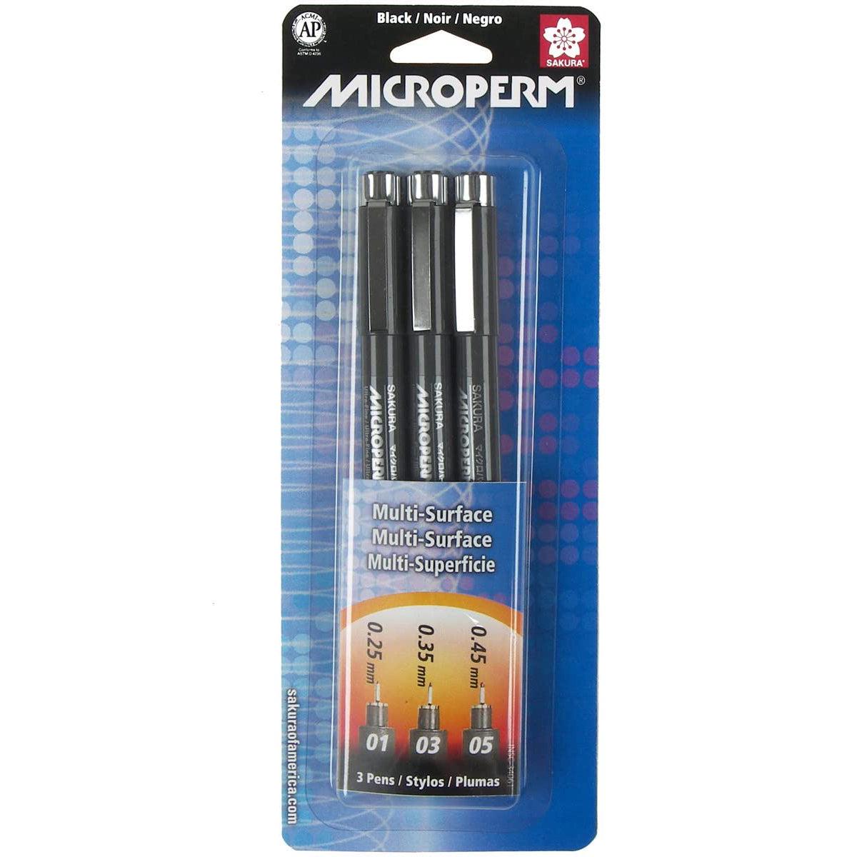 Microperm 3-Pens Set Sakura