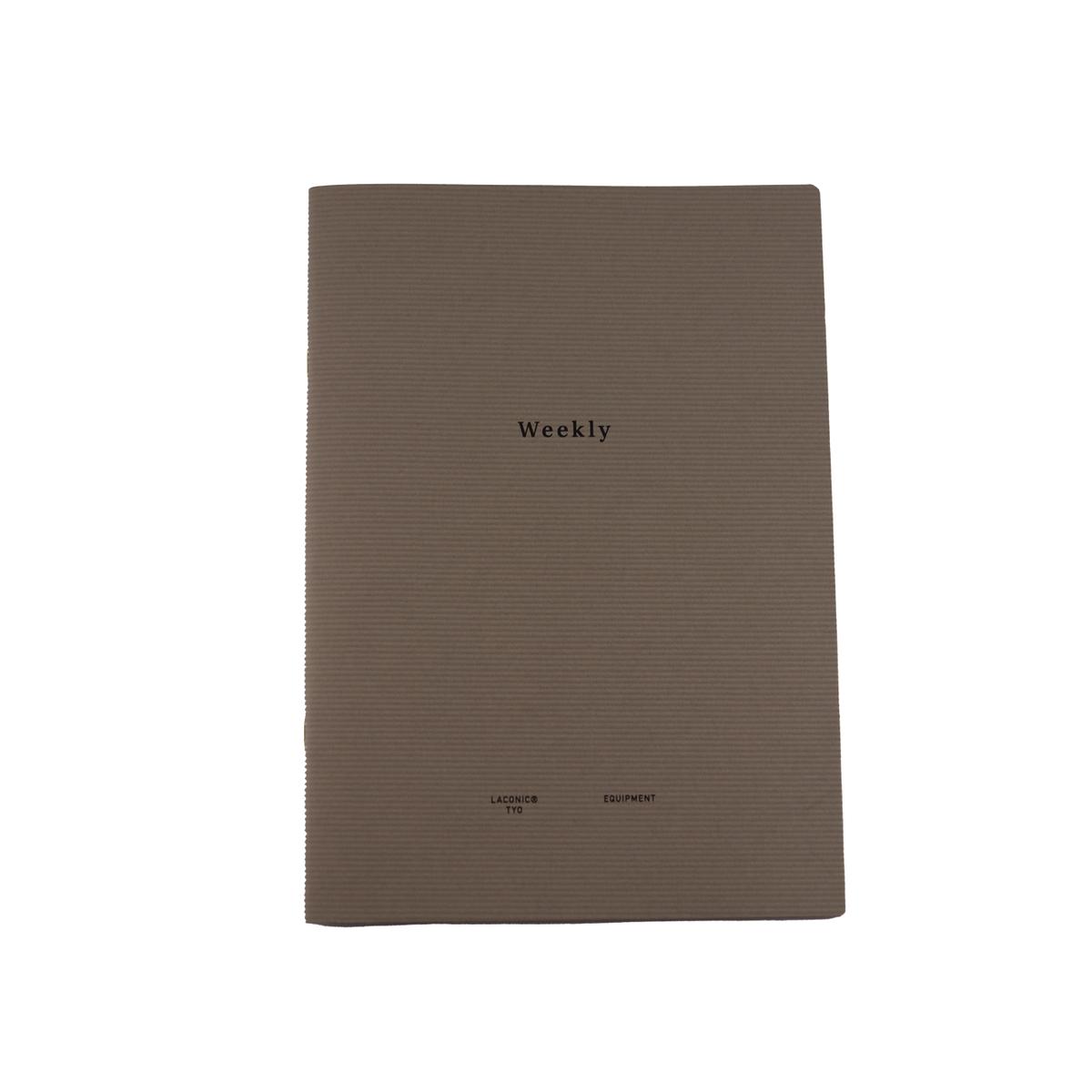 Laconic style Notebook A5 -Weekly