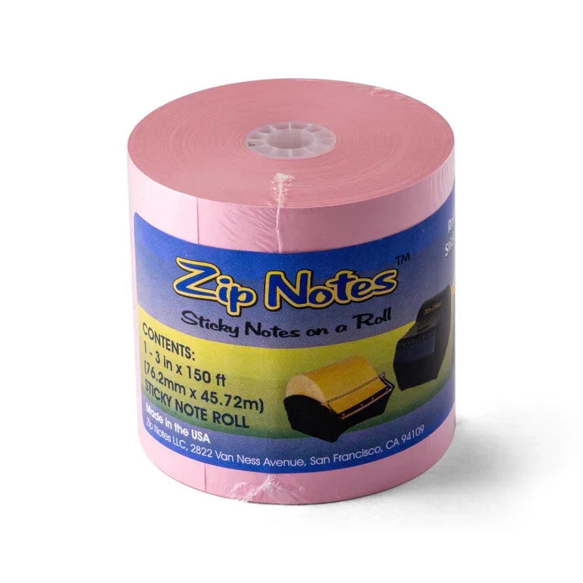 Zip Notes Refill Paper, Pink