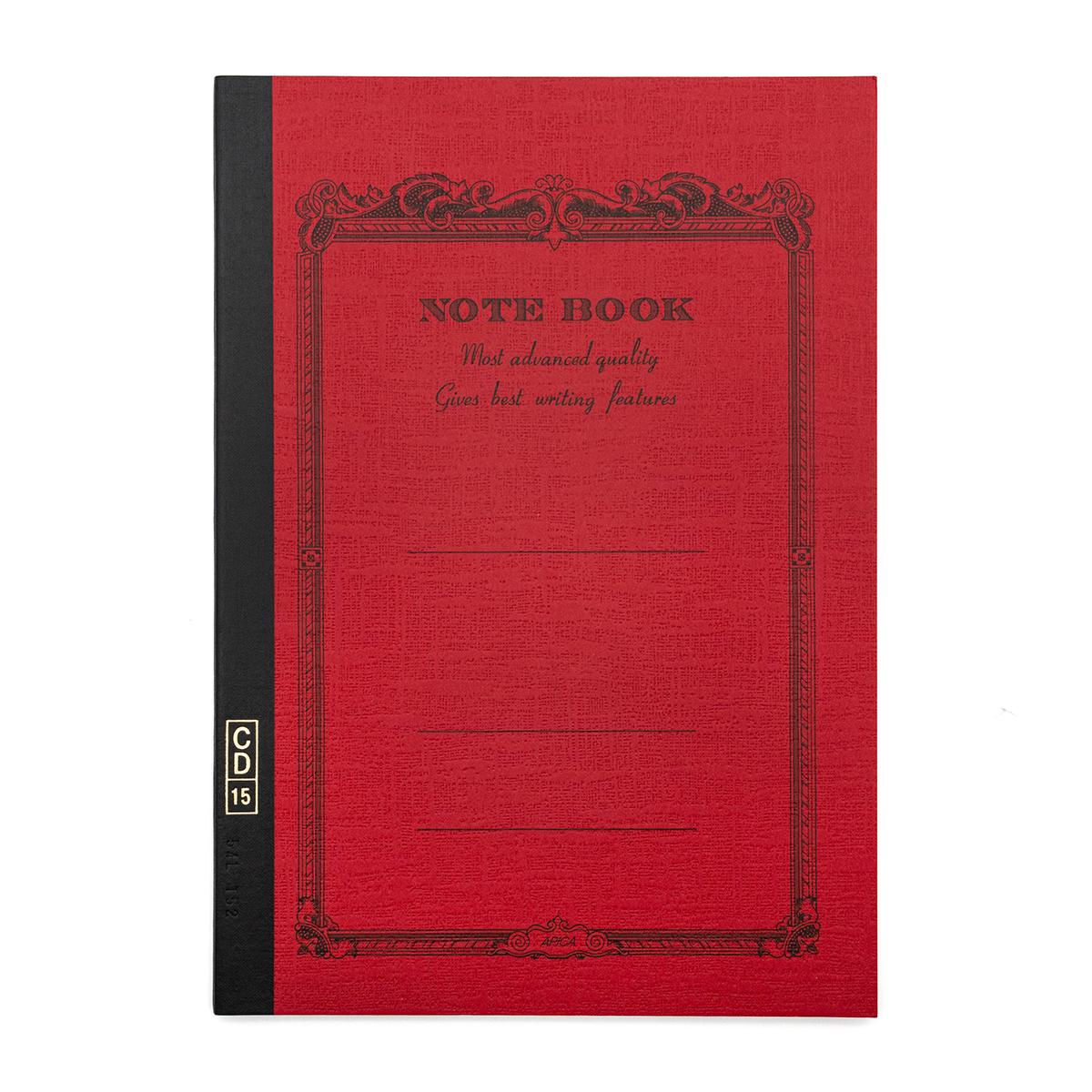 APICA CD B5 Notebook - Red 6.5mm Ruled