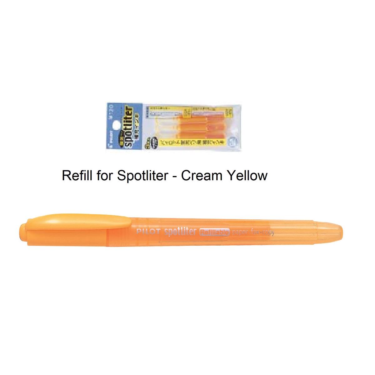 PILOT REFILL FOR SPOTLITER REFILLABLE HIGHLIGHTER 3PC/PACK