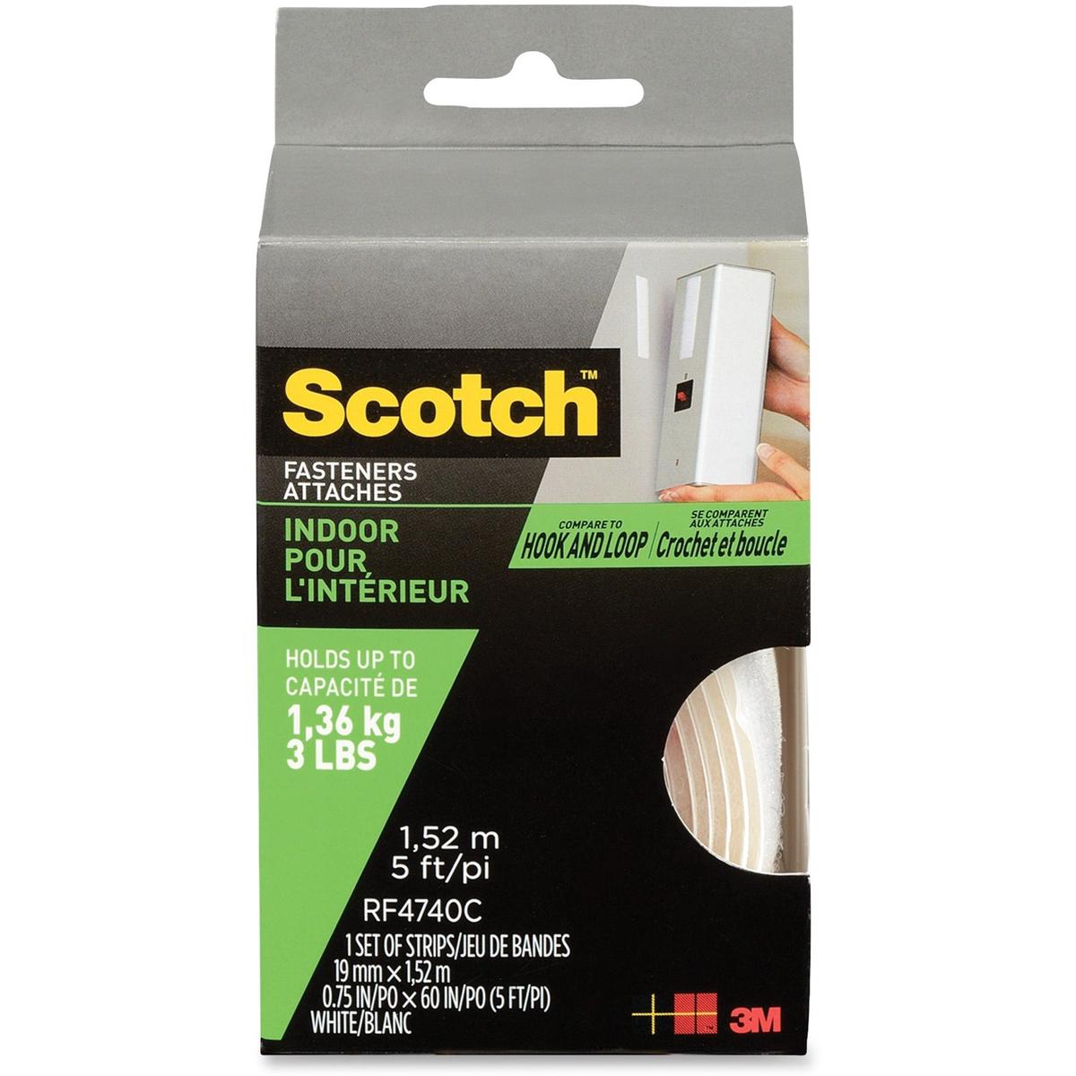 Scotch Indoor Hook/Loop Fasteners - 1-Pack