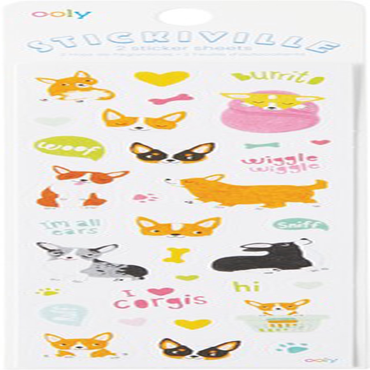 Stickiville Corgis Stickers: