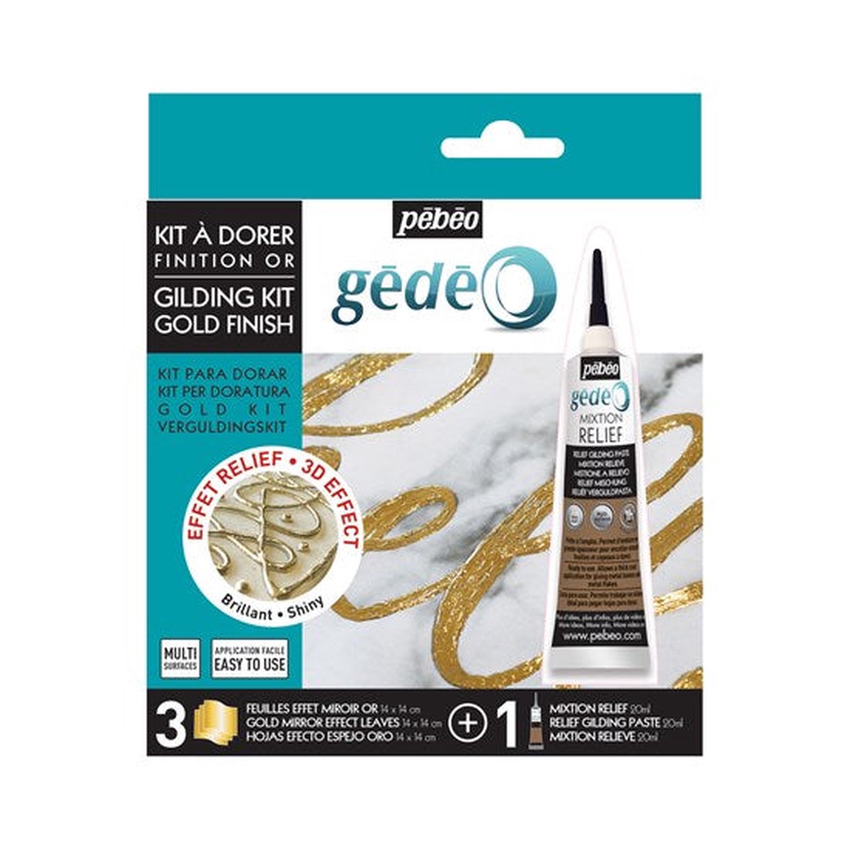 Gilding kit - gdo - relief - gold