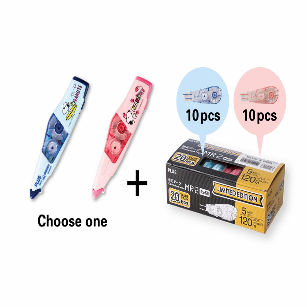 PLUS MR2 Correction Tape Set PEANUTS SWEETS
