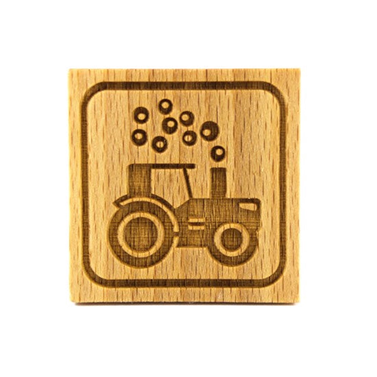Engraved Stamp - Tractor