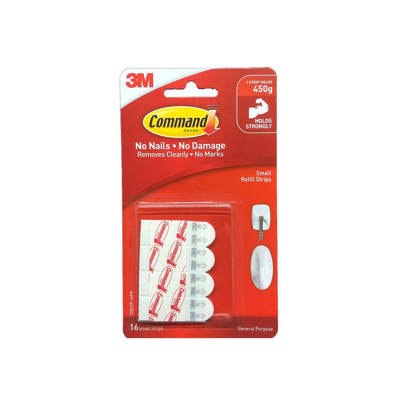 Command 17022P-16PK Small Refill Strips