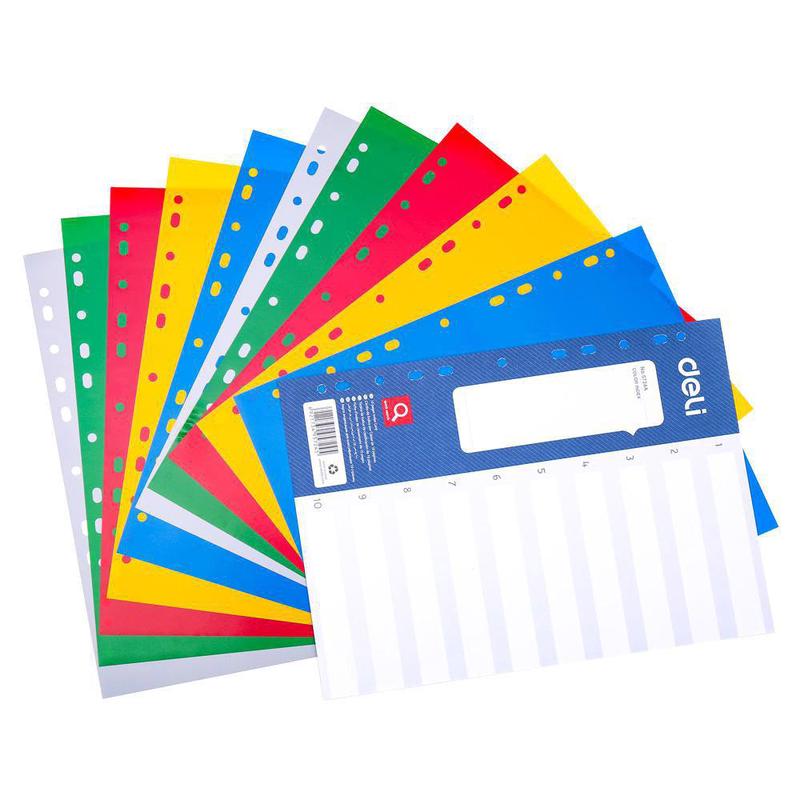 Deli E5724A Dividers 10 Sheets - A4