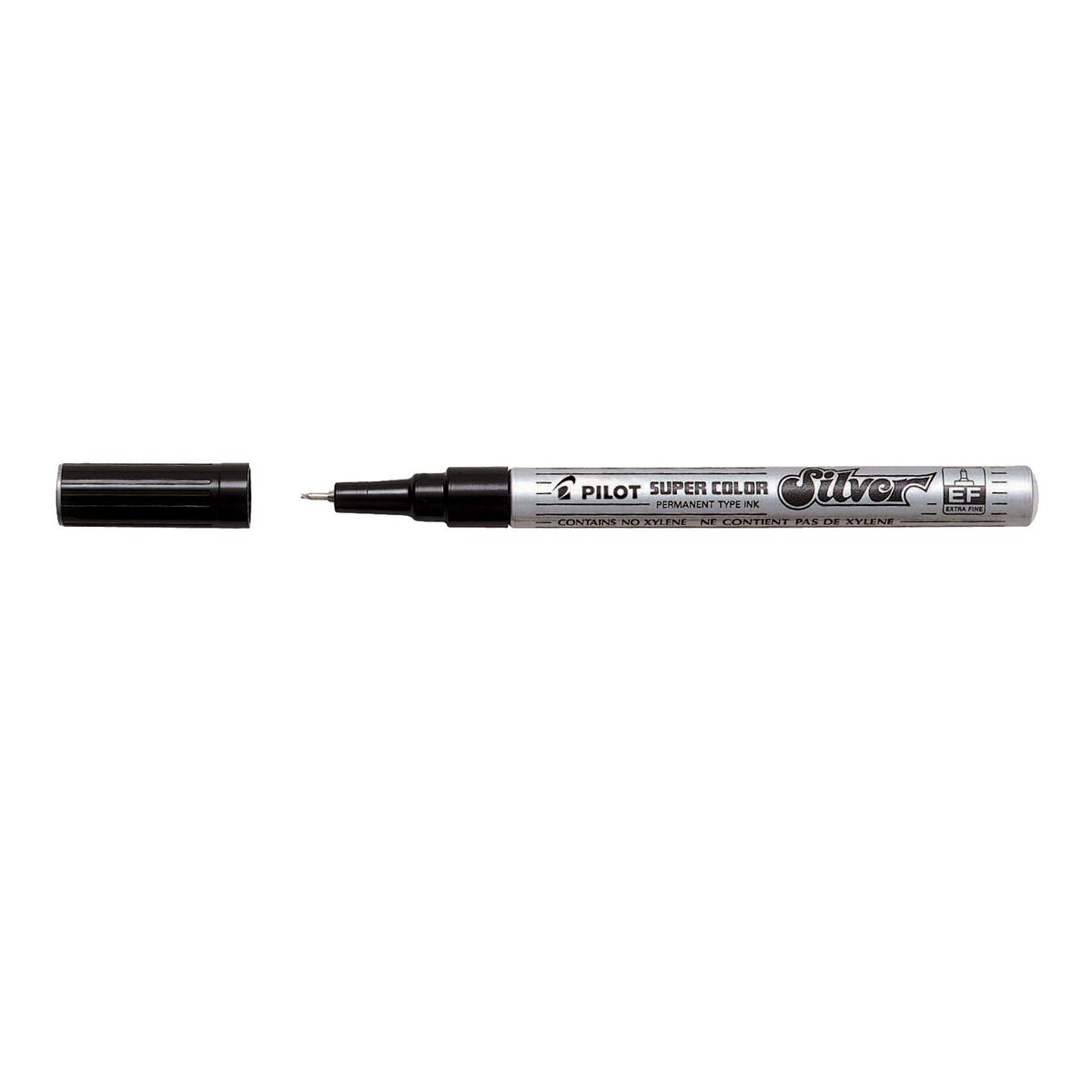 PILOT PERMANENT MARKER - SILVER EXTRA FINE