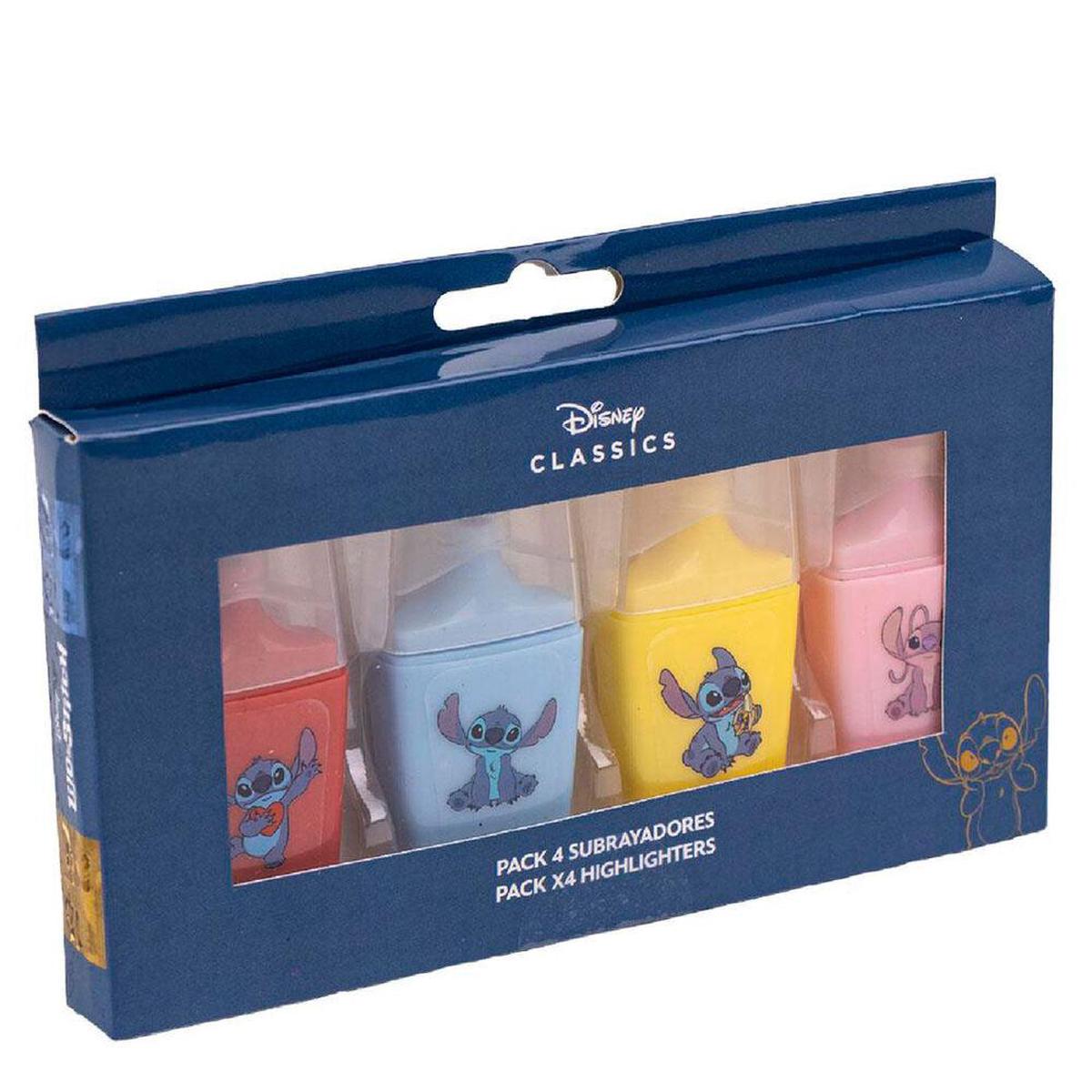 Disney Stitch Blister 4 Highlighters