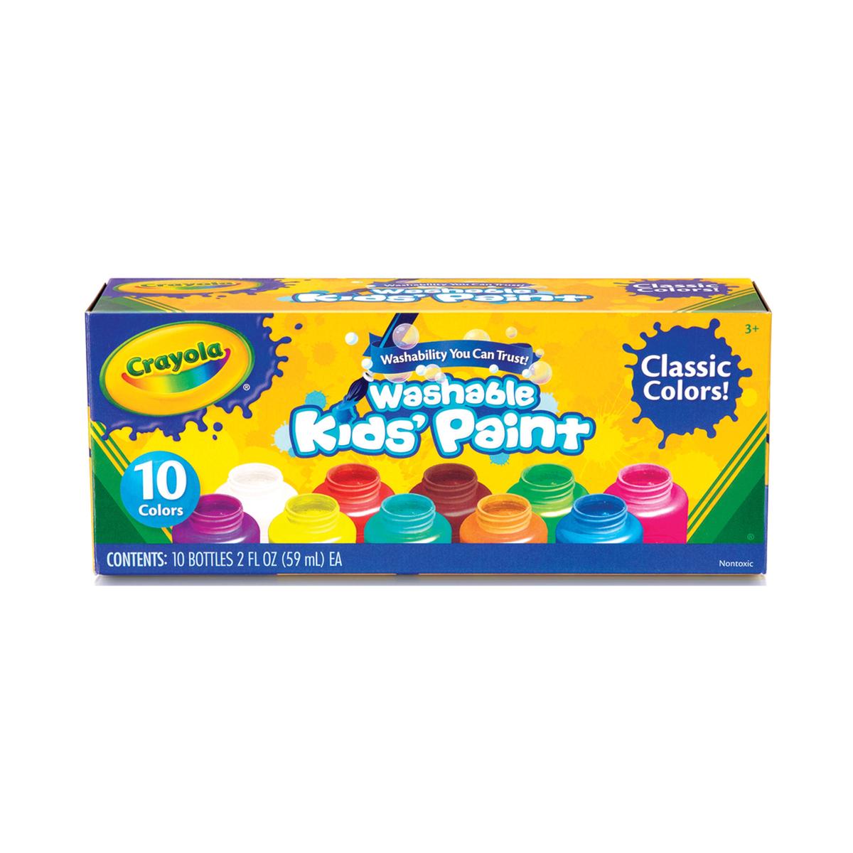 Washable Kids Paint, 10 Count