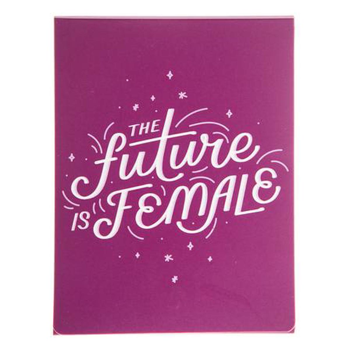 The Future Is Female Pocket Note