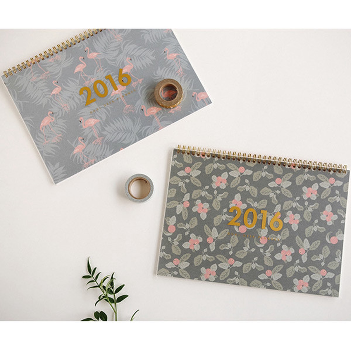 2016 Dailylike Pattern wirebound dated dual monthly planner