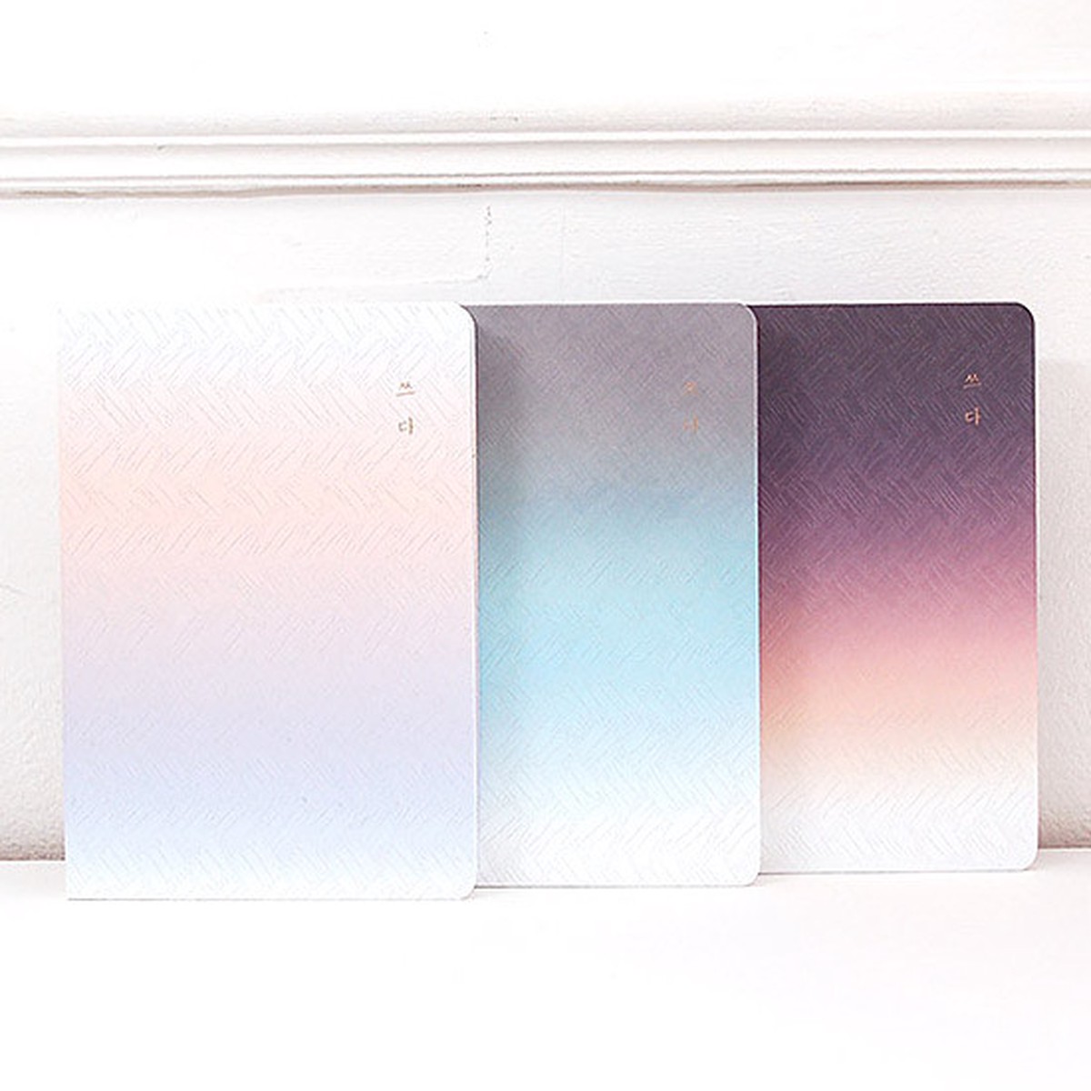 Gradation hardcover lined notebook