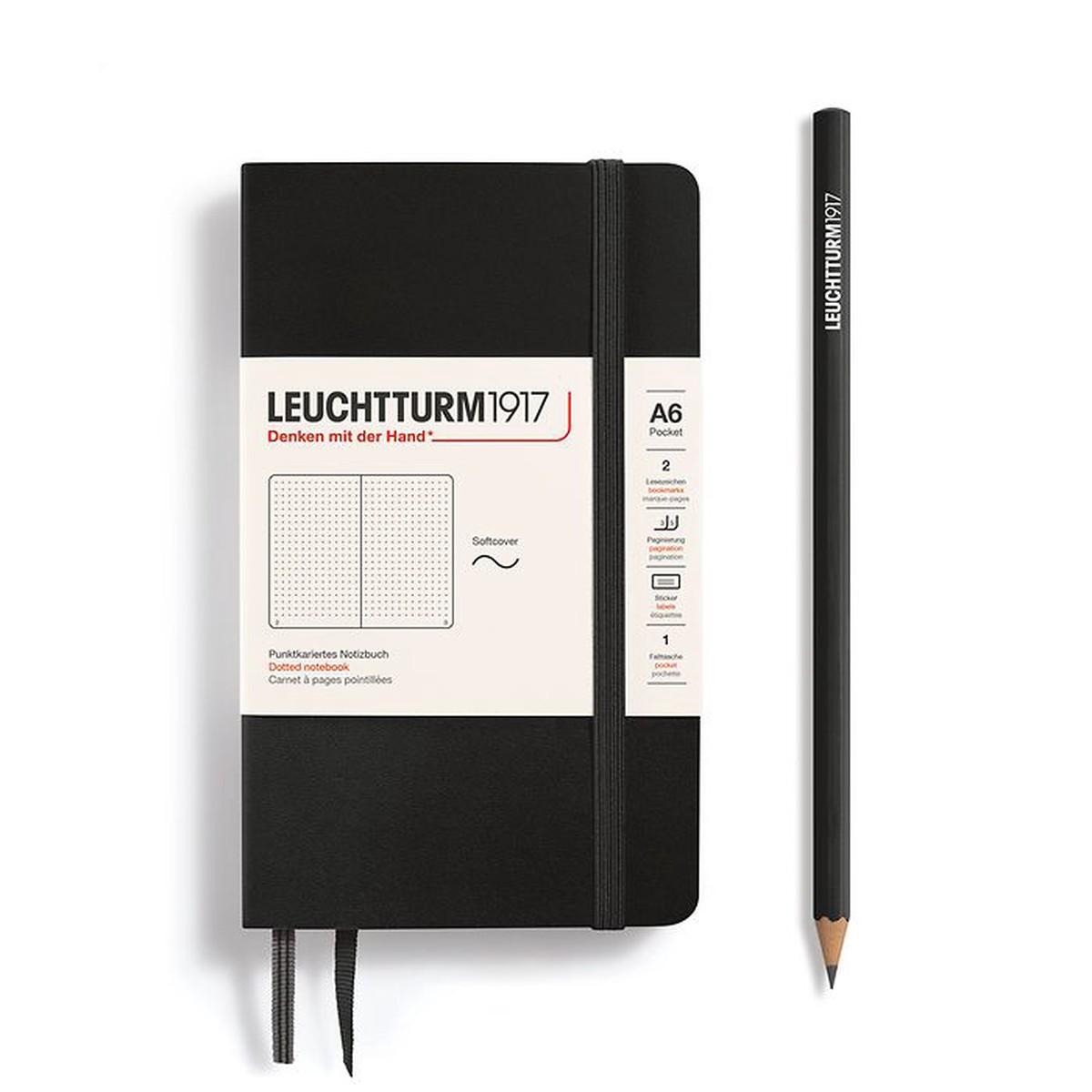 Leuchtturm A6 Softcover Notebook - Dot Grid