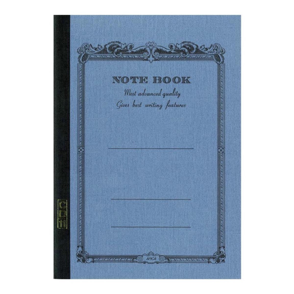 Apica A5 Mid Blue Lined Notebook