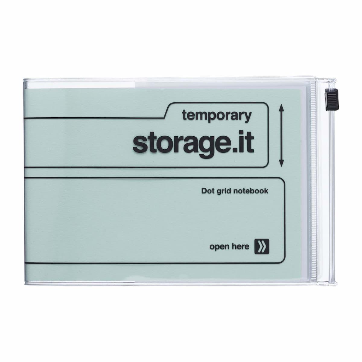 Notebook Storage.it A6 Desk - Dotted - Mint
