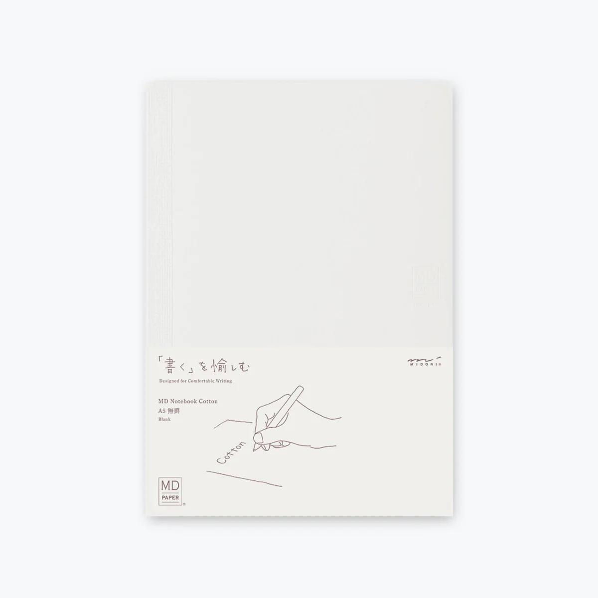 Midori MD Notebook - Cotton - A5