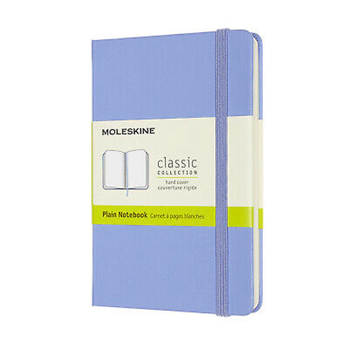 Notebook Plain Hard Hydrangea A6 Blue
